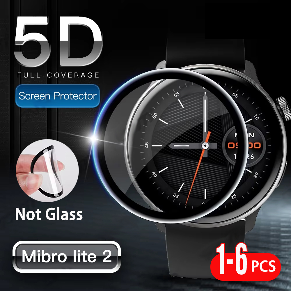 Curved Edge Screen - ป้องกันฟิล์มสําหรับ Mibro Lite 2 ป้องกันหน้าจอ Anti-Scratch