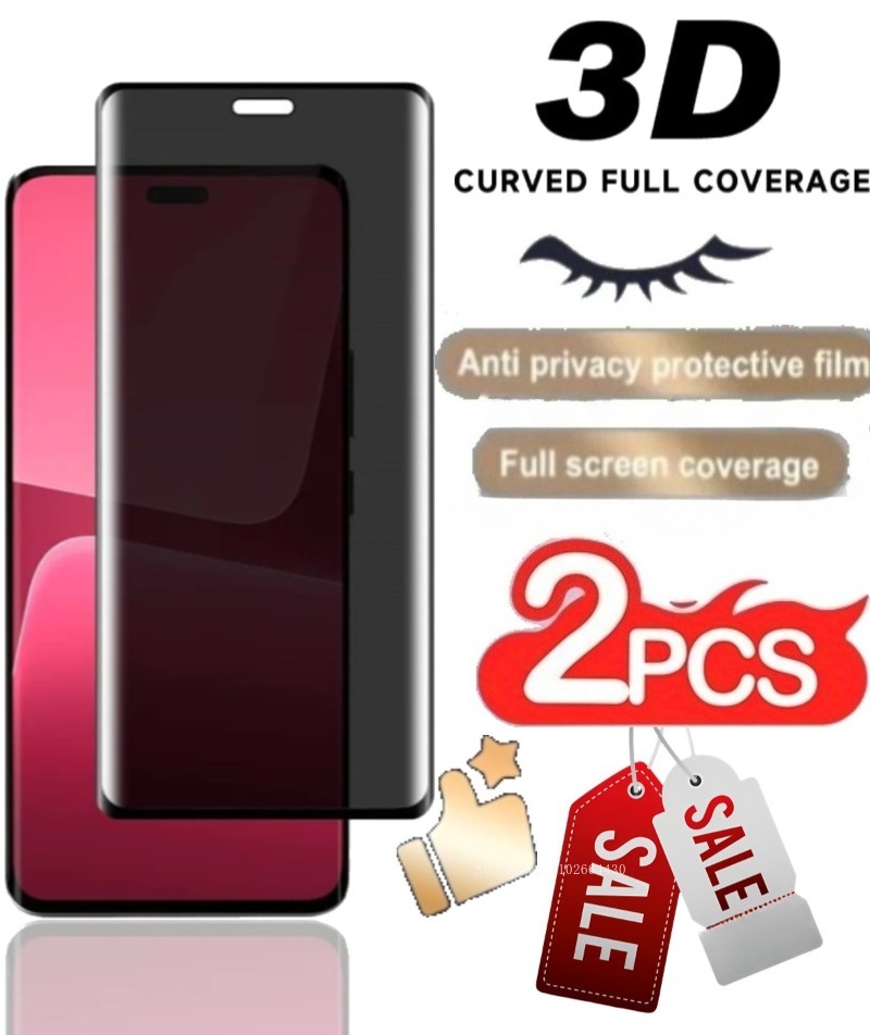 Curved Edge Screen - ฟิล์มกันมอง 2 ชิ้น สำหรับ Redmi Note