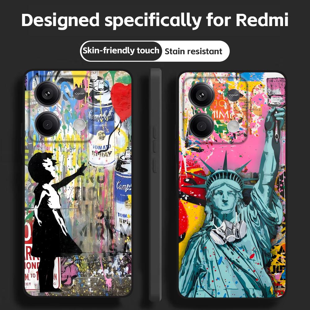 Banksy Graffiti Artเคสโทรศัพท์ - Xiaomi Redmi Note 13 บทวิจารณ์และราคา