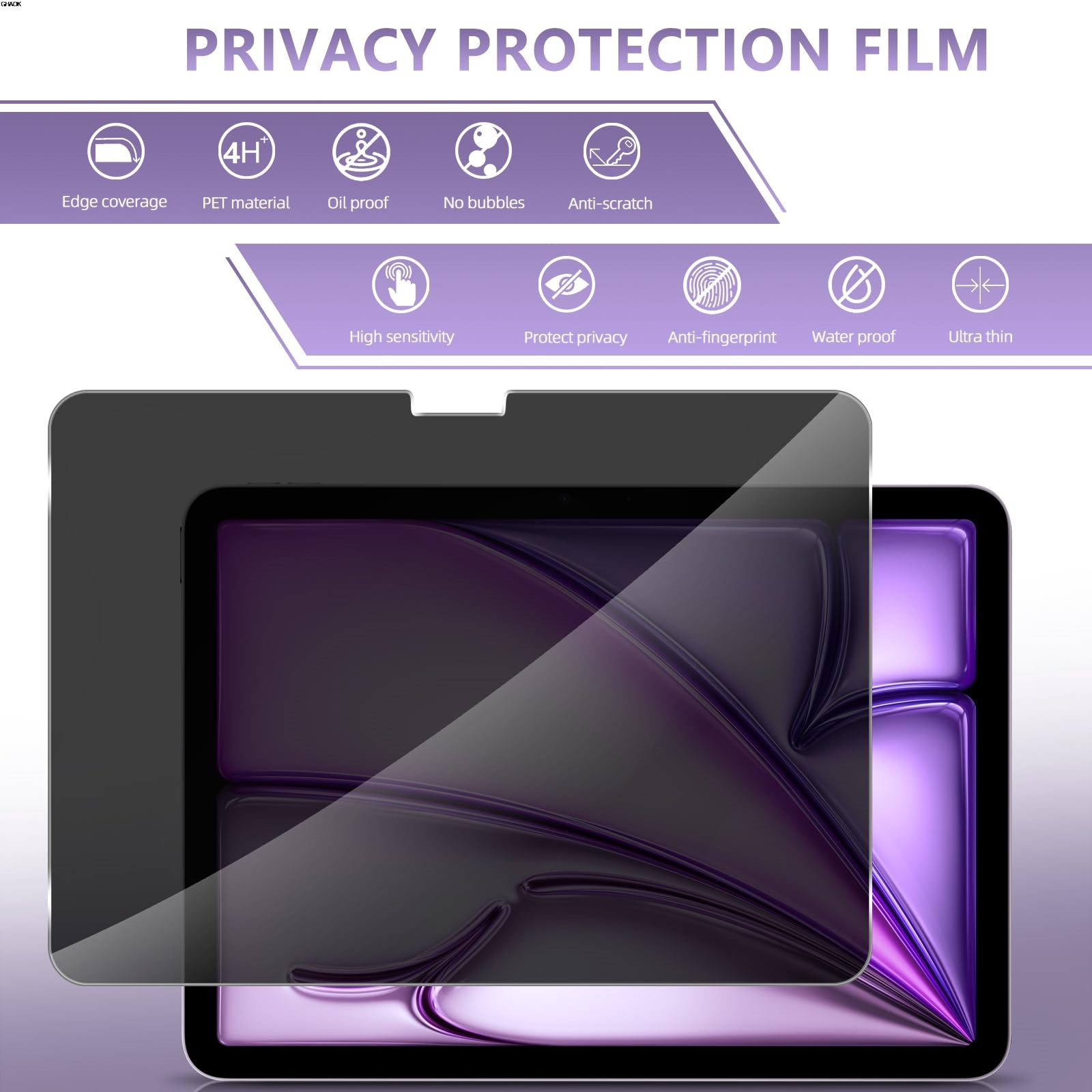 ฟิล์มกันรอยแบบป้องกันการมองเห็ - Matte Anti Glare Screen บทวิจารณ์และราคา