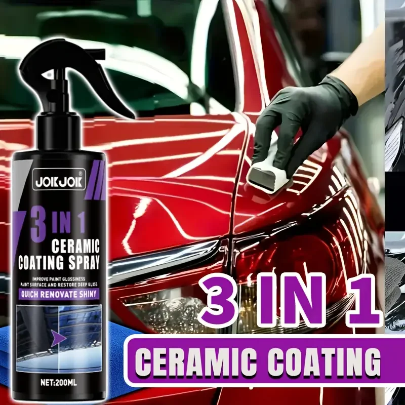 สเปรย์เคลือบเซรามิก 3 in 1 สำห - Nano Liquid Coating บทวิจารณ์และราคา