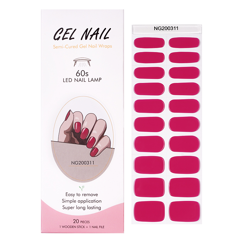 แผ่นเจลติดเล็บแบบฝรั่งเศส Huiz - Full Cover Adhesive บทวิจารณ์และราคา