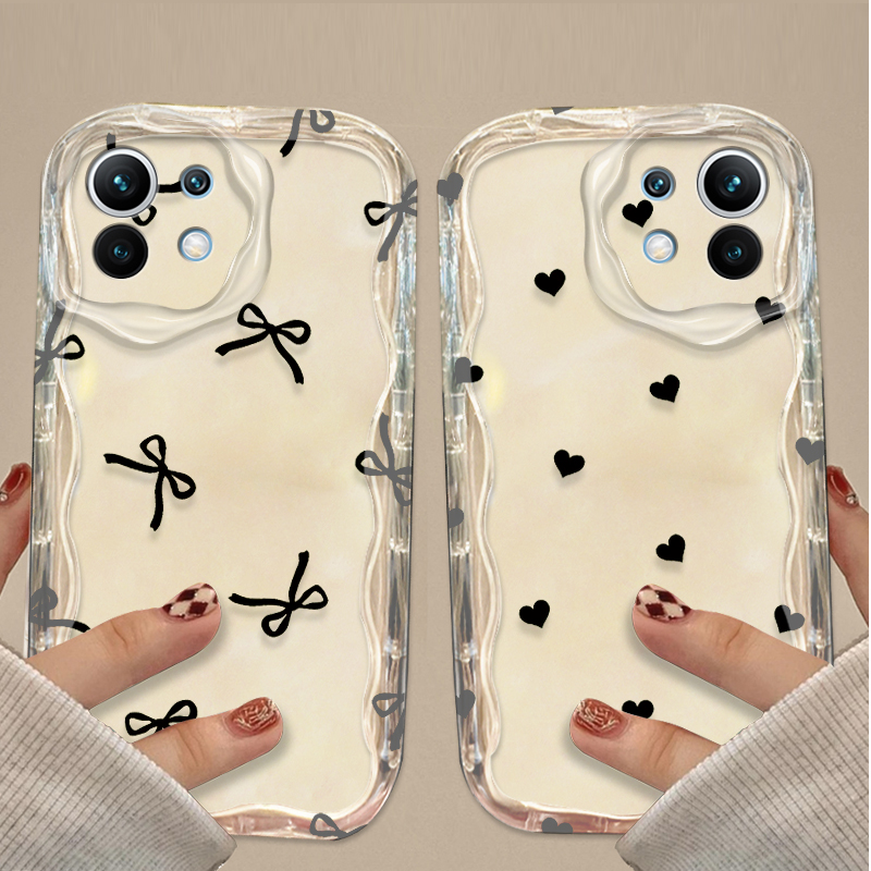 เคสลายโบว์สีดำรูปหัวใจสำหรับ X - Xiaomi Poco X6 บทวิจารณ์และราคา